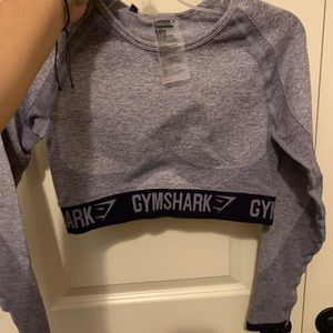 Gymshark fitted crop top workout shirt